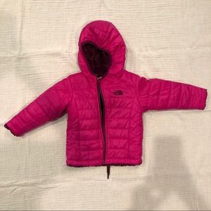 North Face infant’s hooded puffer jacket